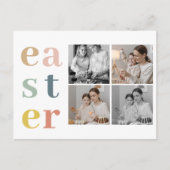 Collage Vier Foto's | Pasen voor kleurrijke calori Briefkaart (Voorkant)