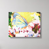 Collage vlinder canvas afdruk (Voorkant)