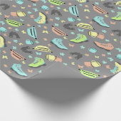 Collage voor buitenavontuur, gebarenteerd cadeaupapier (Hoek)