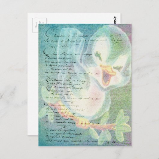  collage voor digitale kunst briefkaart (Voorkant / Achterkant)