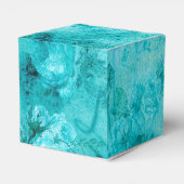 Collage voor gekneusde blauwe Rozen Bedankdoosjes (Achterkant)