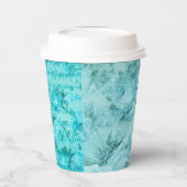 Collage voor gekneusde blauwe Rozen Papieren Bekers (Links)