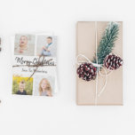 Collage voor prettige kerstfoto's feestdagenkaart<br><div class="desc">Vrolijk kerstfamilieforum. Foto's van de sjabloon via Pixabay die onder CCO vergunning wordt gegeven en moeten met uw eigen afbeeldingen worden vervangen.</div>