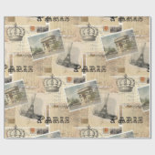 Collage-wrapppapier voor Frans Briefkaart Cadeaupapier (Vlak)