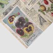 Collage zaadpakket tissuepapier (Detail)