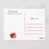 Collage zes foto's | Joy Christmas Briefkaart (Achterkant)