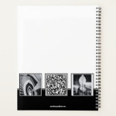 Collage Zwart & Wit Small Business Planner (Achterkant)