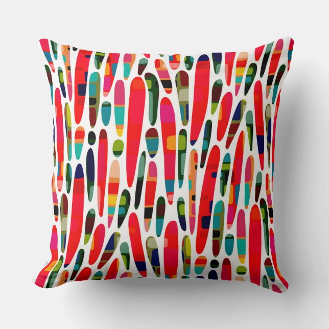 Collaged Color Splash 150222 Kussen (Voorkant)