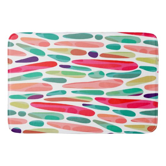 Collaged Color Splash 150222 v2 Bath Mat (Voorkant)