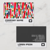 Collaged Color Splash 150222 Visitekaartje (Voorkant / Achterkant)