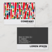 Collaged Color Splash 150222 Visitekaartje (Voorkant / Achterkant)