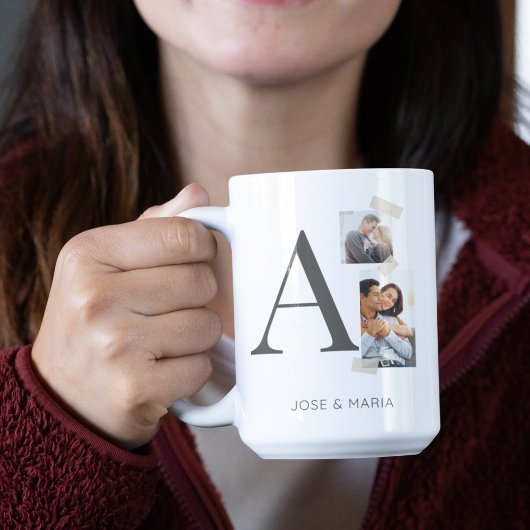 Collaged Initial Stories Koffiemok