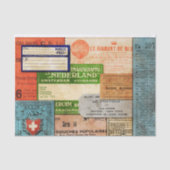 Collaged Tissue Paper Tissuepapier (Voorkant)