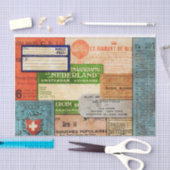 Collaged Tissue Paper Tissuepapier (Craft)