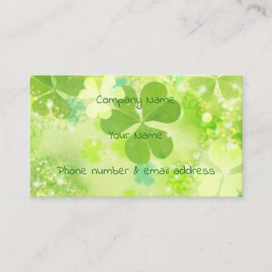 collageen visitekaartje (Voorkant)