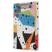 Collagepapier Zwarte Stippen Klembord (Links)