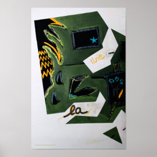 Collages Bruyants Artiestenboek Odd Sad Christmas Poster