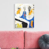 Collages Bruyants Artiest's Book Shrunken Head C Canvas Afdruk (Insitu (Woonkamer))