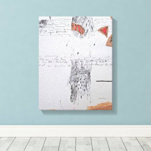 Collages Bruyants Artist's Book 10th page Canvas (Insitu (Houten vloer))