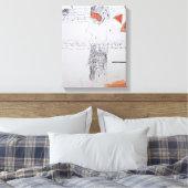 Collages Bruyants Artist's Book 10th page Canvas (Insitu (Slaapkamer))