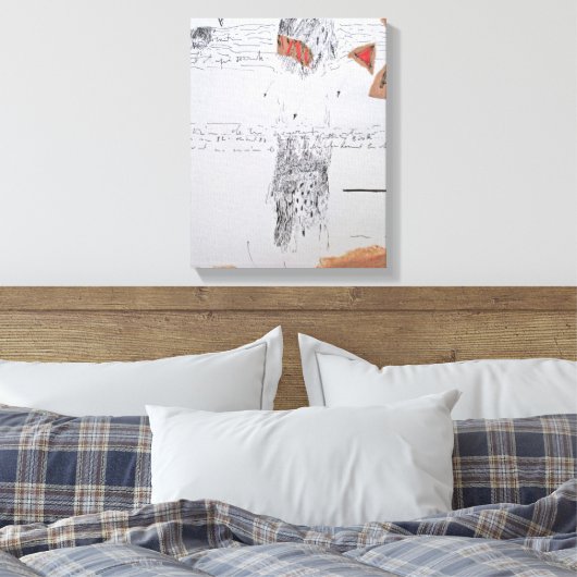 Collages Bruyants Artist's Book 10th page Canvas (Insitu (Slaapkamer))