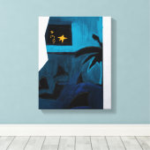 Collages Bruyants Artist's Book Blue Room 2 Canvas (Insitu (Houten vloer))