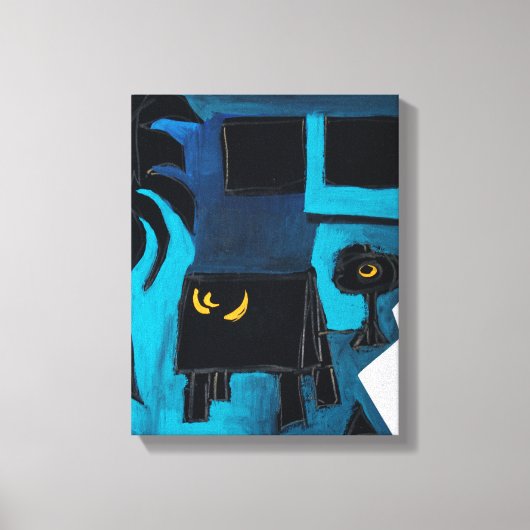 Collages Bruyants Artist's Book Blue Room Canvas (Voorkant)