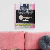 Collages Bruyants Artist's Book Congrats Key C Canvas Afdruk (Insitu (Woonkamer))