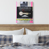 Collages Bruyants Artist's Book Congrats Key C Canvas Afdruk (Insitu (Slaapkamer))