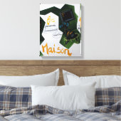 Collages Bruyants Artist's Book Culture House C Canvas Afdruk (Insitu (Slaapkamer))