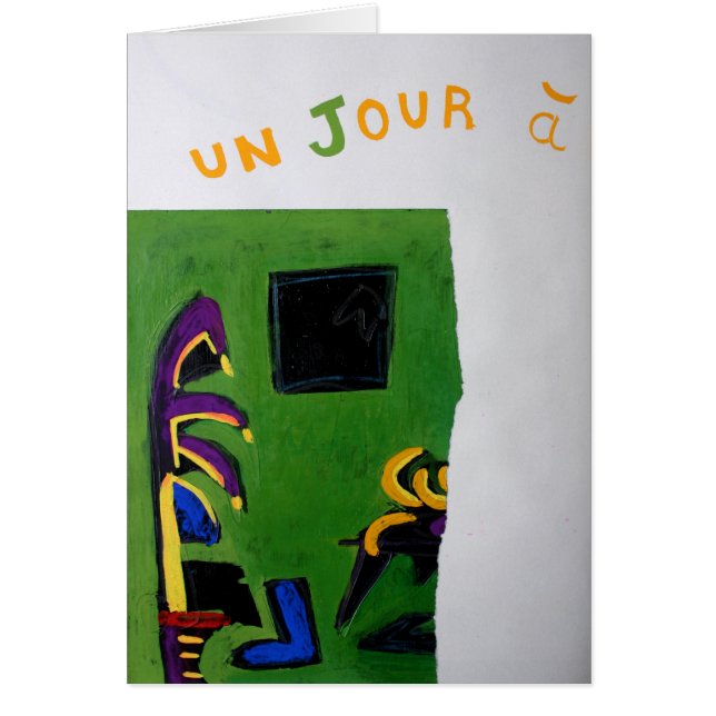 Collages Bruyants Artist's Book Green Room Kaart (Voorkant)