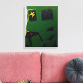 Collages Bruyants Artist's Book Green Room part2 P Canvas Afdruk (Insitu (Woonkamer))