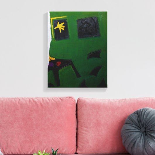 Collages Bruyants Artist's Book Green Room part2 P Canvas Afdruk (Insitu (Woonkamer))