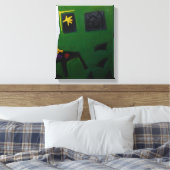 Collages Bruyants Artist's Book Green Room part2 P Canvas Afdruk (Insitu (Slaapkamer))