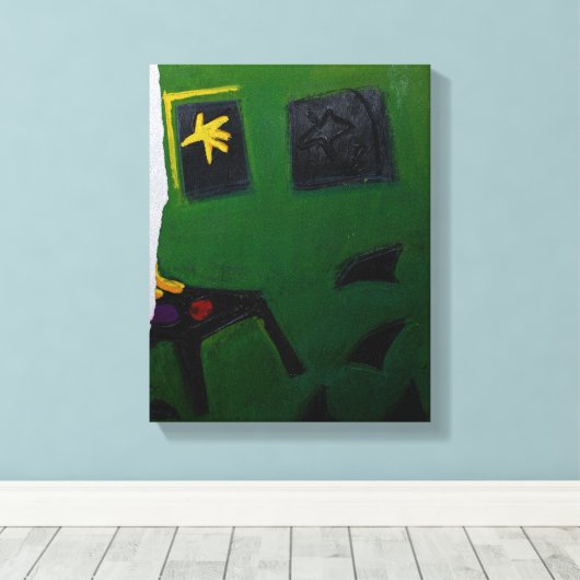 Collages Bruyants Artist's Book Green Room part2 P Canvas Afdruk (Insitu (Houten vloer))