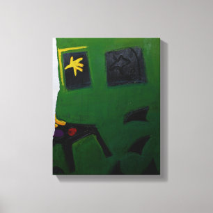 Collages Bruyants Artist's Book Green Room part2 P Canvas Afdruk