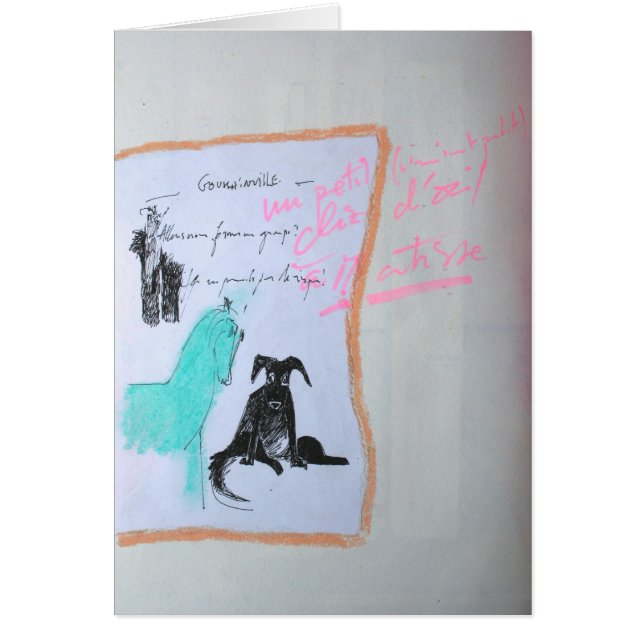 Collages Bruyants Artist's Book Horse and Dog Kaar (Voorkant)