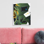 Collages Bruyants Artist's Book Odd Kerstmis C Canvas Afdruk (Insitu (Woonkamer))