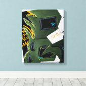 Collages Bruyants Artist's Book Odd Kerstmis C Canvas Afdruk (Insitu (Houten vloer))