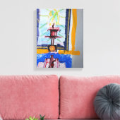 Collages Bruyants Artist's Book Slakkerij C Canvas Afdruk (Insitu (Woonkamer))