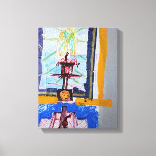 Collages Bruyants Artist's Book Slakkerij C Canvas Afdruk (Voorkant)