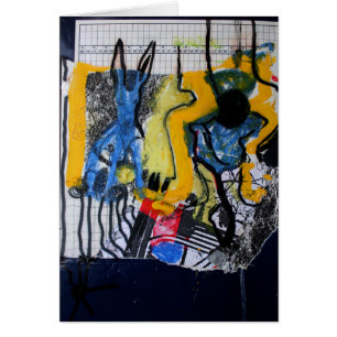 Collages Bruyants Kunstenaarsboek 16e pagina Kaart