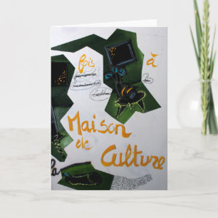 Collages Bruyants Kunstenaarsboek Cultuurhuis Kaar Feestdagen Kaart