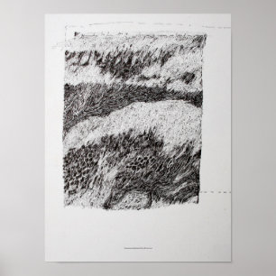 Collages Bruyants Kunstenaarsboek Eerste pagina Po Poster