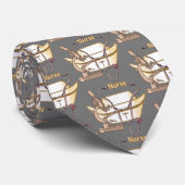 collageverpleegster stropdas (Opgerold)