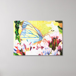 Collagevlinder Canvas Afdruk