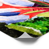 Collagevlinder Poster (Hoek)