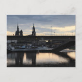Collapsed Carola Bridge in Dresden Briefkaart (Voorkant)