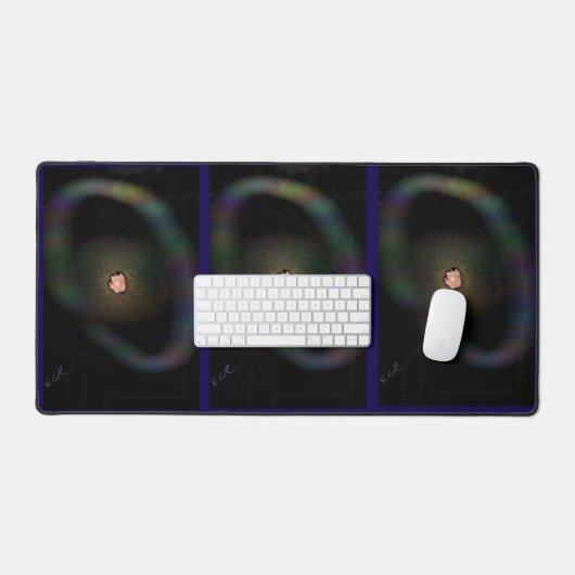Collapsing Supernova, Expanding Ring Desk Mat (Keyboard & Muis)