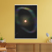 Collapsing Supernova, Expanding Shell Canvas Print (Insitu (Woonkamer))
